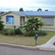 A modern transportable home in a town in NSW